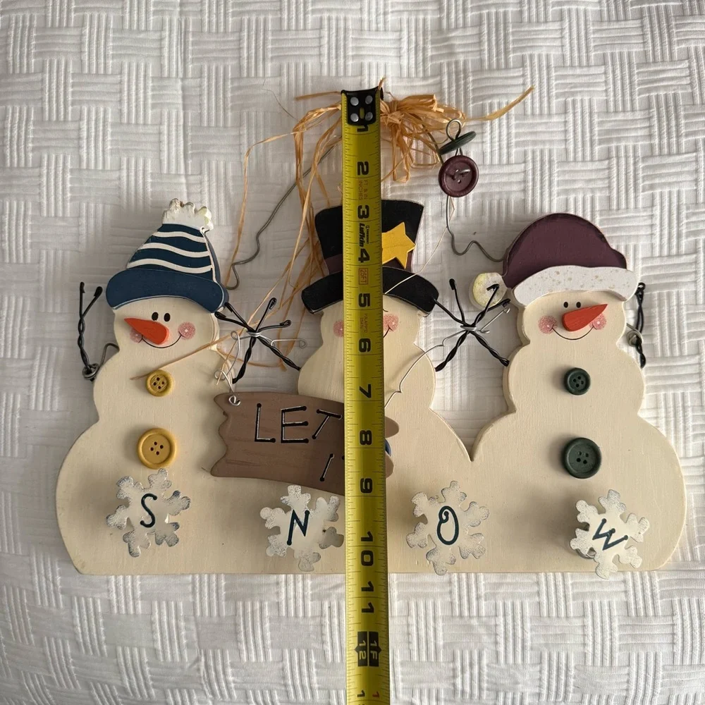 ❤️ Winter Snowman Wall Decor